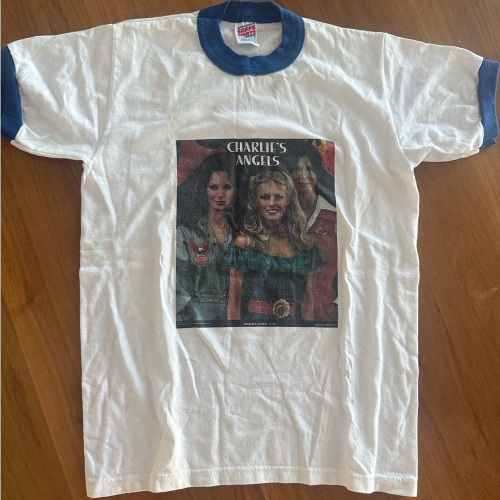Charlie Angels promo movie vintage soffe t shirt 1980 women’s large